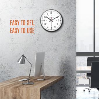 Marathon CL034002-BK-00-NA Clock black 