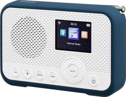 Sangean WFR-39 white - ink-blue 