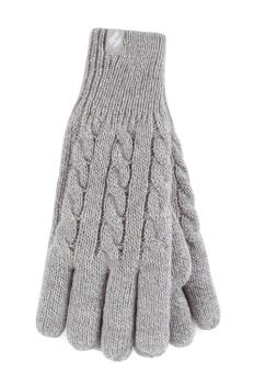 Heat Holders BSGH763MLGRY Frauen Handschuhe LIGHT GREY M/L 